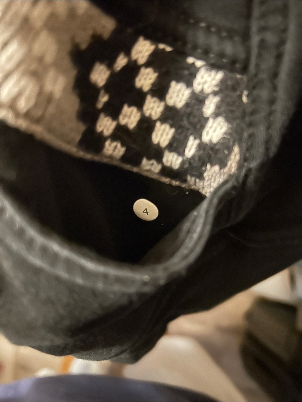 lululemon athletica Black Scuba Hoodie with Monochrome Patterned Knit - Picture 4 of 4